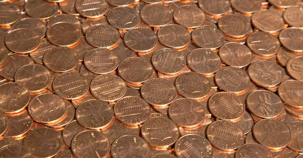 Hromadu nás mince — Stock fotografie