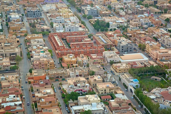 Luchtfoto van het centrum van Riyad — Stockfoto