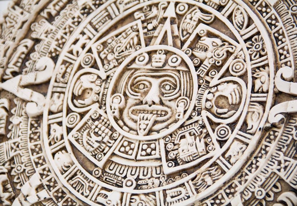 Mayan symbolic sun 