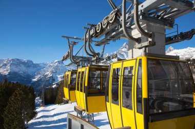 İsviçre Alplerinde kış