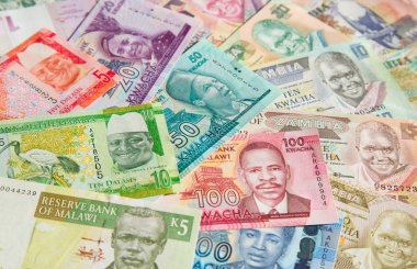Afrika banknotlar çeşitli