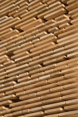 Yeni ahşap Çıtçıt yığını