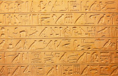 Mısır hiyeroglif duvar