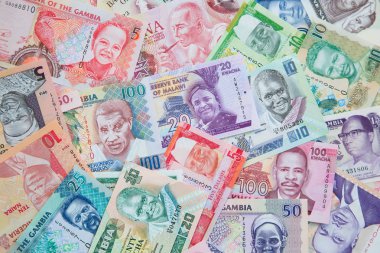 Afrika banknotlar çeşitli