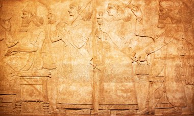 Antik Sümer taş oyma