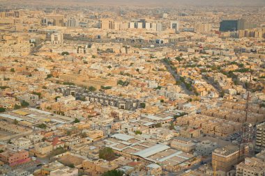 Riyad şehir merkezinde, Suudi Arabistan. 