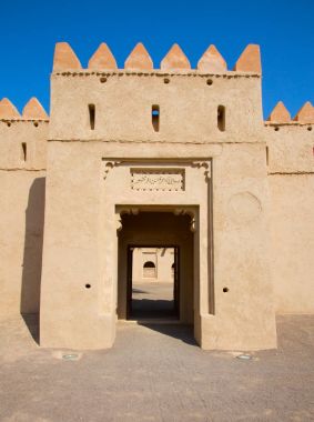 Famous Jahili fort in Al Ain oasis clipart