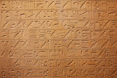 Mısır hiyeroglif duvar