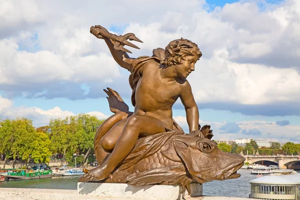 Puente de Alexandre III en París — Foto de Stock