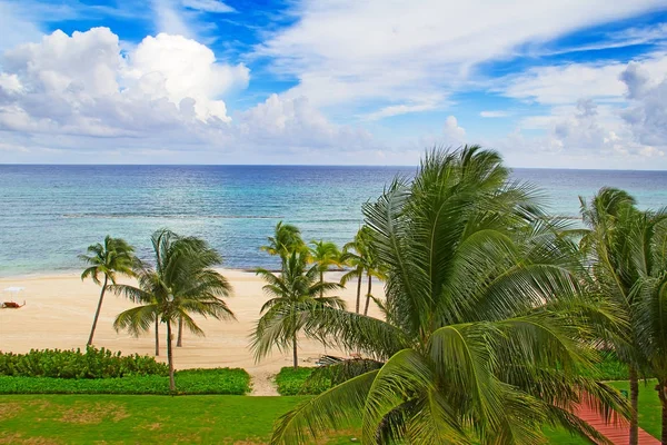 Praia de areia em Cancún — Fotografia de Stock