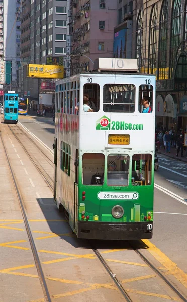 Tram van Hongkong — Stockfoto