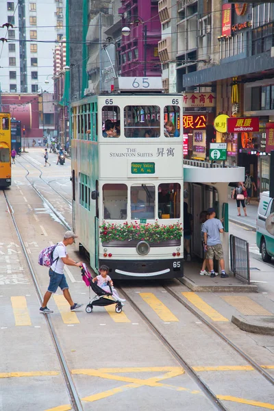 Tram van Hongkong — Stockfoto