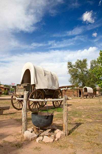 Historial outpost of Wild West Pioneers