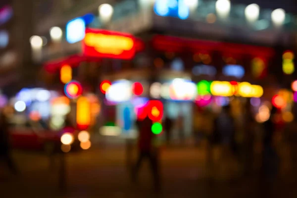 Lights of Hong Kong city — Stock Photo, Image