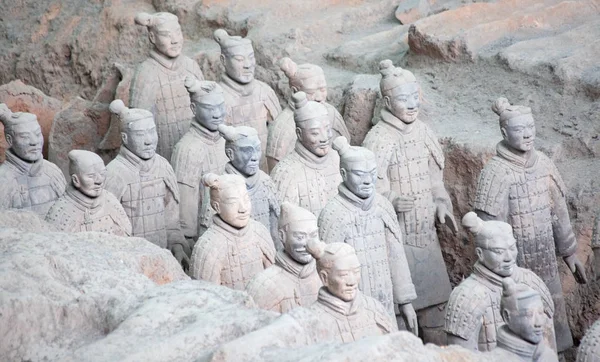 Exército Terracota famoso em Xi 'an — Fotografia de Stock