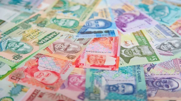 Verscheidenheid van Afrikaanse bankbiljetten — Stockfoto