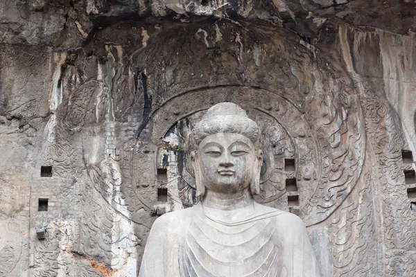 Statues célèbres de Grottes Longmen — Photo