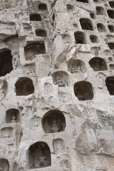Famosas estátuas de grutas Longmen — Fotografia de Stock