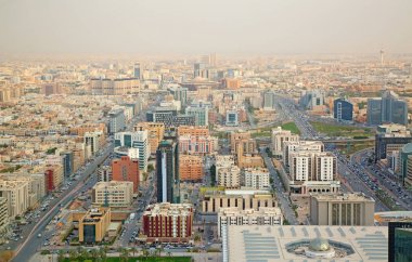 Riyad şehir merkezinin görünümü