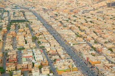 Riyad şehir merkezinin görünümü