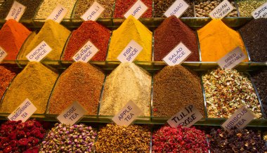 Baharat ve çay pazarında 