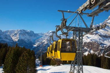 İsviçre Alplerinde kış