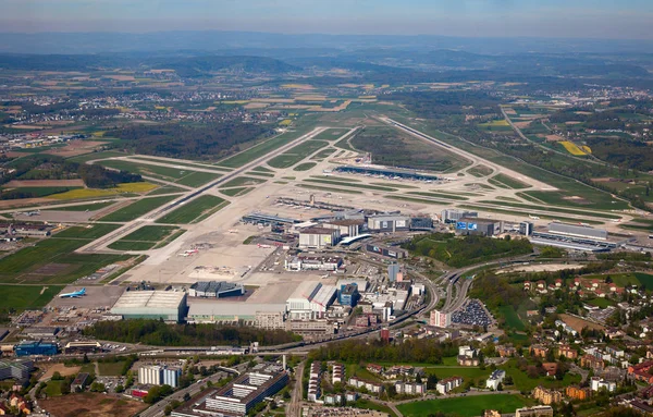 Partida do aeroporto de Zurique — Fotografia de Stock