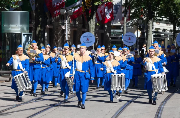 Швейцарський Національний день параду — стокове фото