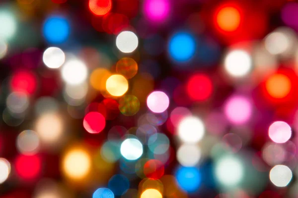 Defocused ligths of Christmas tree — Stock Photo, Image