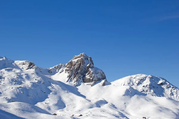 Winter in de Zwitserse Alpen — Stockfoto