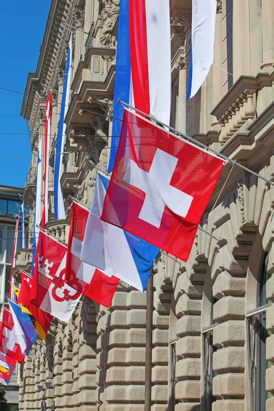 Švýcarský národní den v Curychu — Stock fotografie