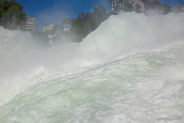 Rheinfall air terjun terbesar di Eropa — Stok Foto