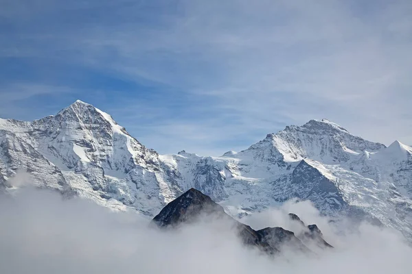 Krajobraz w regionie Jungfrau — Zdjęcie stockowe
