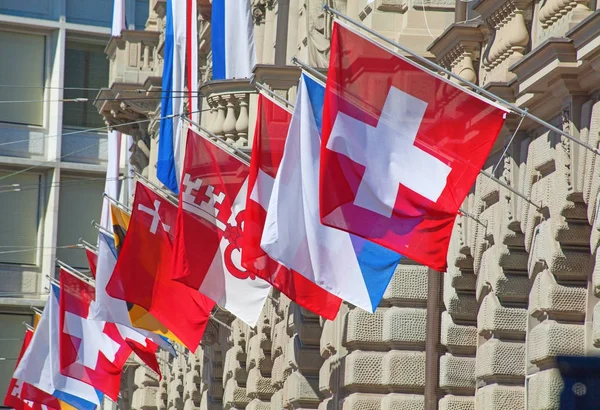 De nationale dag Zwitserse in Zürich — Stockfoto