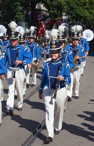 Swiss National Day parade — Stock Photo, Image