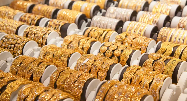 Golden market in Dubai — Stock Photo, Image