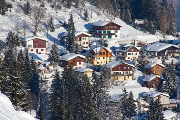 Winter in the swiss alps — Stock Photo, Image