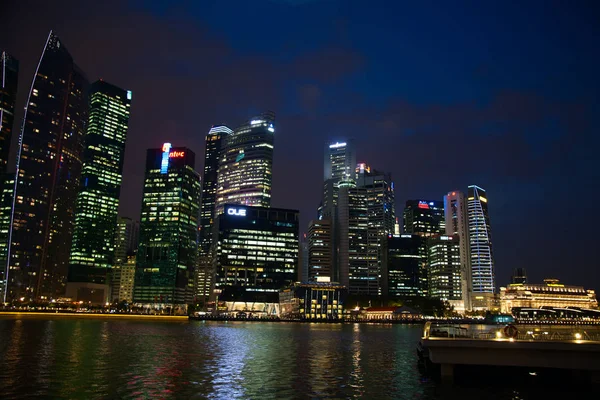 Singapur paisaje urbano del centro —  Fotos de Stock