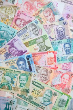Afrika banknotlar çeşitli
