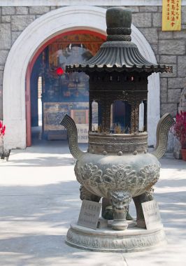 Po Lin Manastırı Lantau Island üzerinde