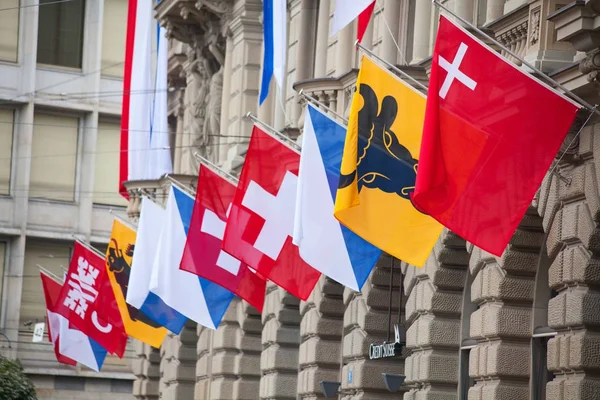 Zwitserse nationale dag parade — Stockfoto