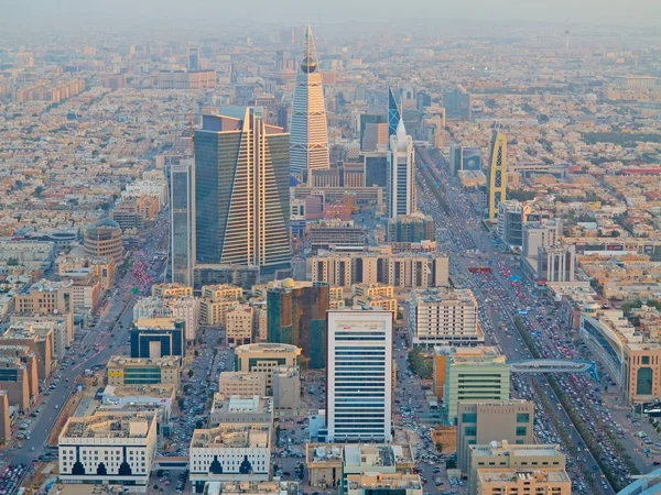 Blick auf die Innenstadt von Riad — Stockfoto