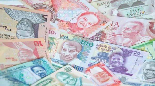 Afrika banknotlar çeşitli — Stok fotoğraf