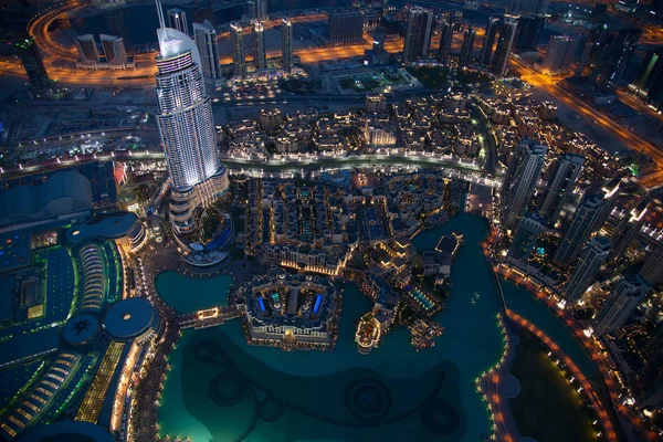 Центр міста Бурдж Дубай — стокове фото