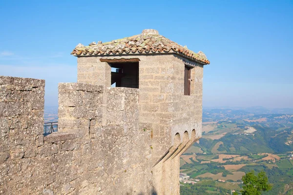 Opevnění města San Marino — Stock fotografie