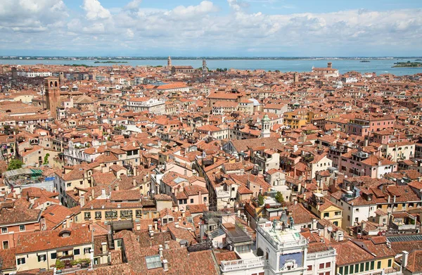 Veduta aerea della città di Venezia — Foto Stock