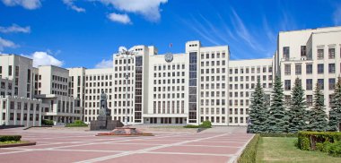 Minsk'te bina Parlamento. 