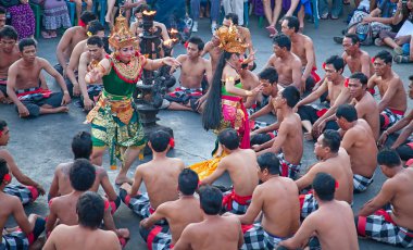 Geleneksel Balili Kecak dansı