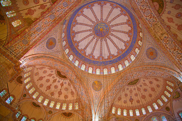 Interior of the Blue mosque