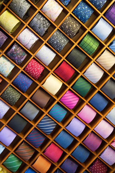 Colorful tie collection — Stock Photo, Image